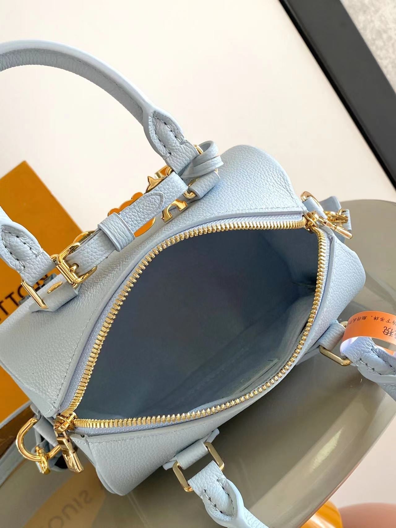SPEEDY BANDOULIÈRE 18 EN CUIR DE VEAU BLUE HOUR