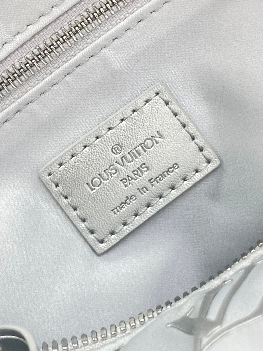 SAC À BANDOULIÈRE SPEEDY 25 PO EN NYLON MONOGRAMME ARGENT DÉGRADÉ QUINCAILLERIE ARGENTÉE