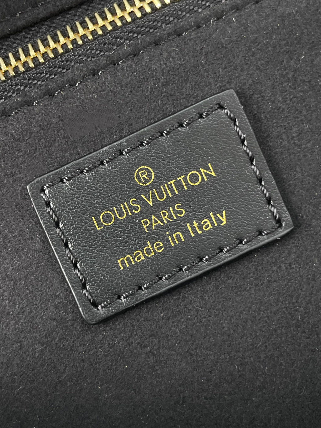 Malle Speedy 20 en toile monogrammée marron et garniture en cuir de veau noir, boucle dorée