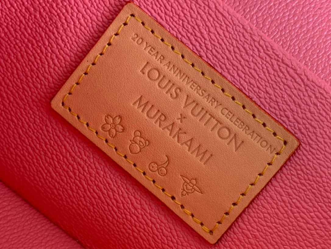 LV X TM NICE 20CM TOILE MONOGRAMME SAKURA MARRON FLEUR DE CERISIER