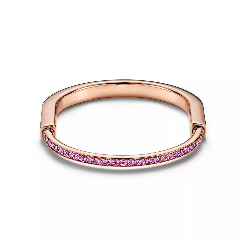 LOCK BRACELET ROSE DIAMOND ROSE GOLD