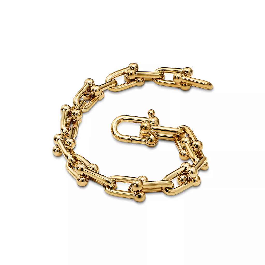 BRACELET EN OR À MAILLONS MOYENS 20 MOTIFS HARDWEAR