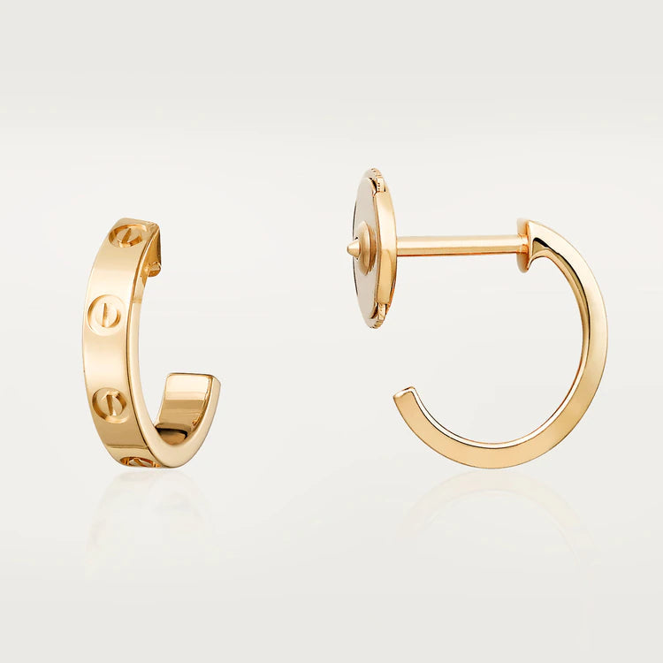 LOVE EARRINGS 2.65MM ROSE GOLD