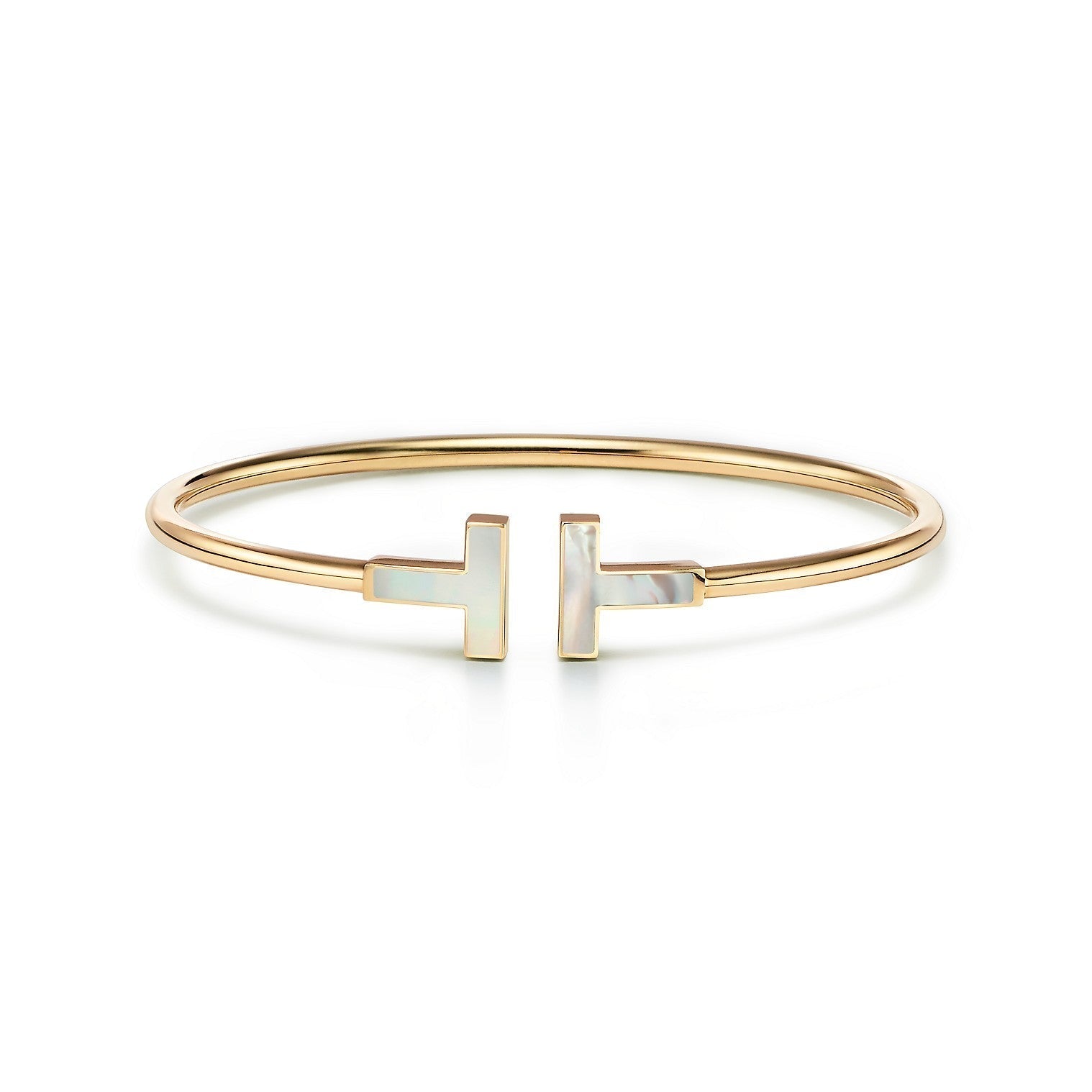 T BRACELET 1.8MM MOP ROSE GOLD