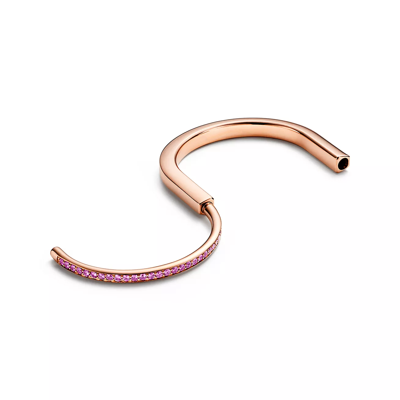 LOCK BRACELET ROSE DIAMOND ROSE GOLD