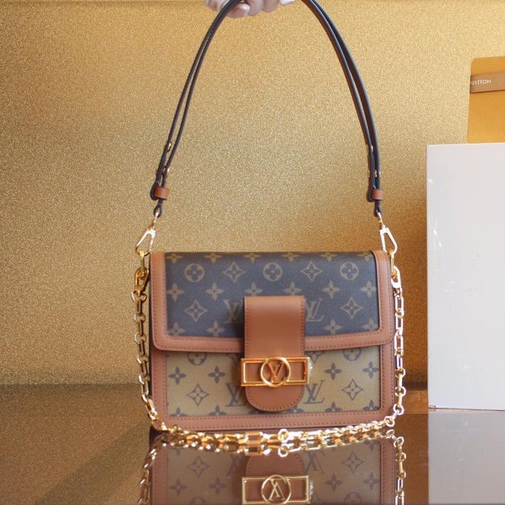 LV DAUPHINE MM 25 TOILE MONOGRAMME