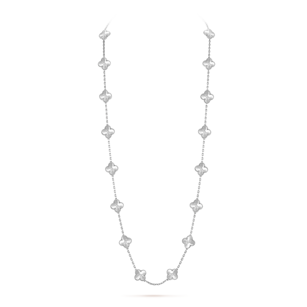 CLOVER 20 MOTIFS  LASER SILVER