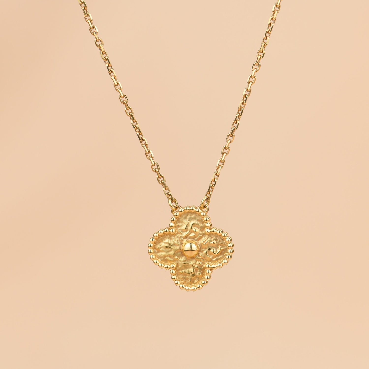 COLLIER BRONZÉ CLOVER 15 MM