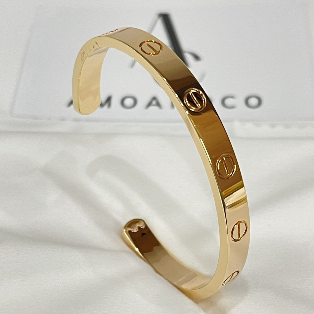 BRACELET AMOUR 6,1 MM MANCHETTE OUVERTE 