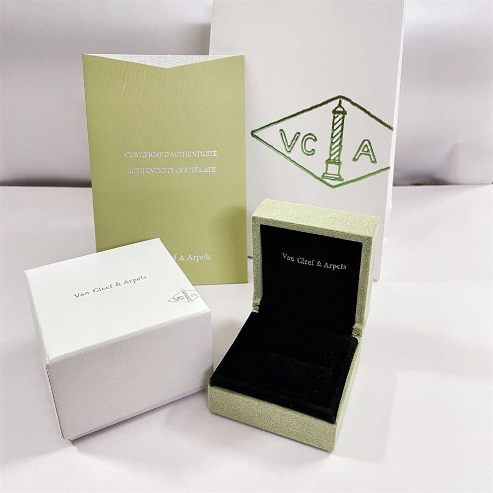 VA CLOVER BRACELET COLLIER BAGUE BOÎTE SAC CADEAU