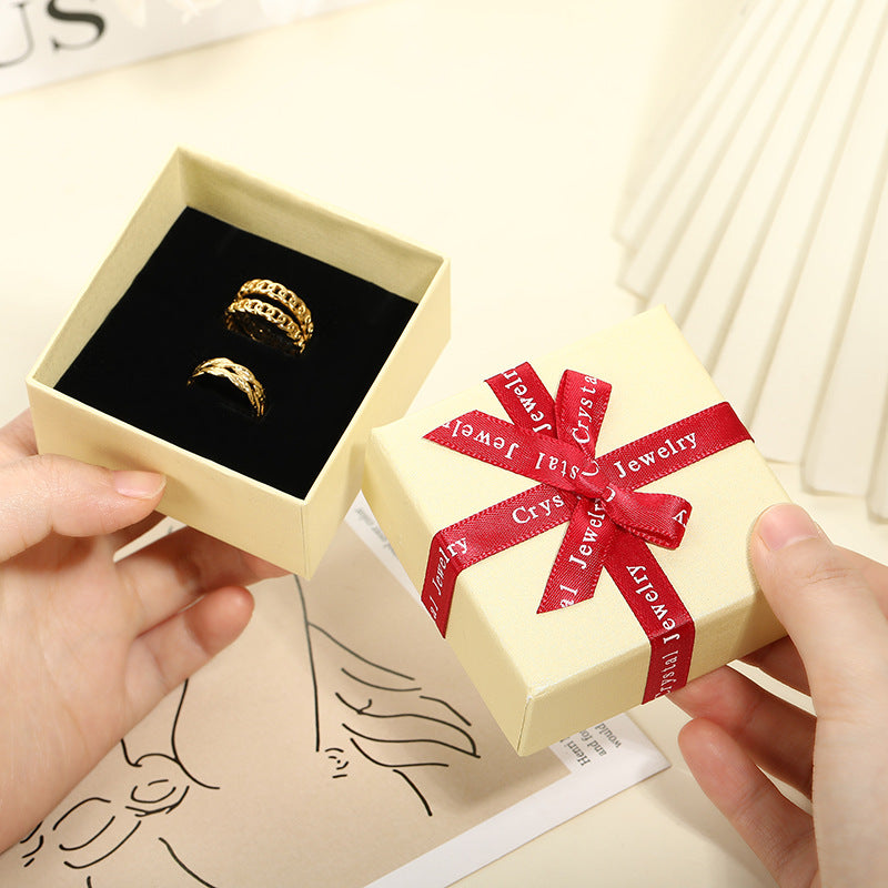 COFFRET À BIJOUX BOWKNOT COFFRET CADEAU (SANS LOGO)