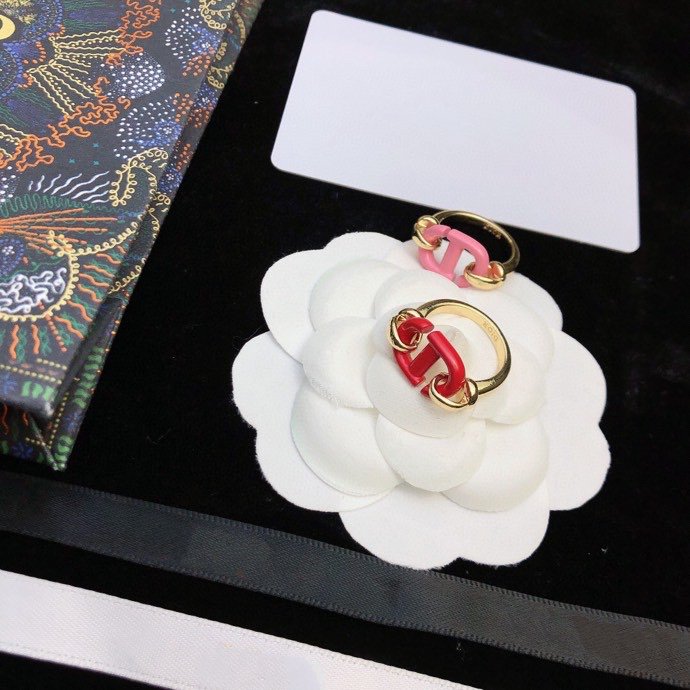 CD RED AND ROSE GOLD RING