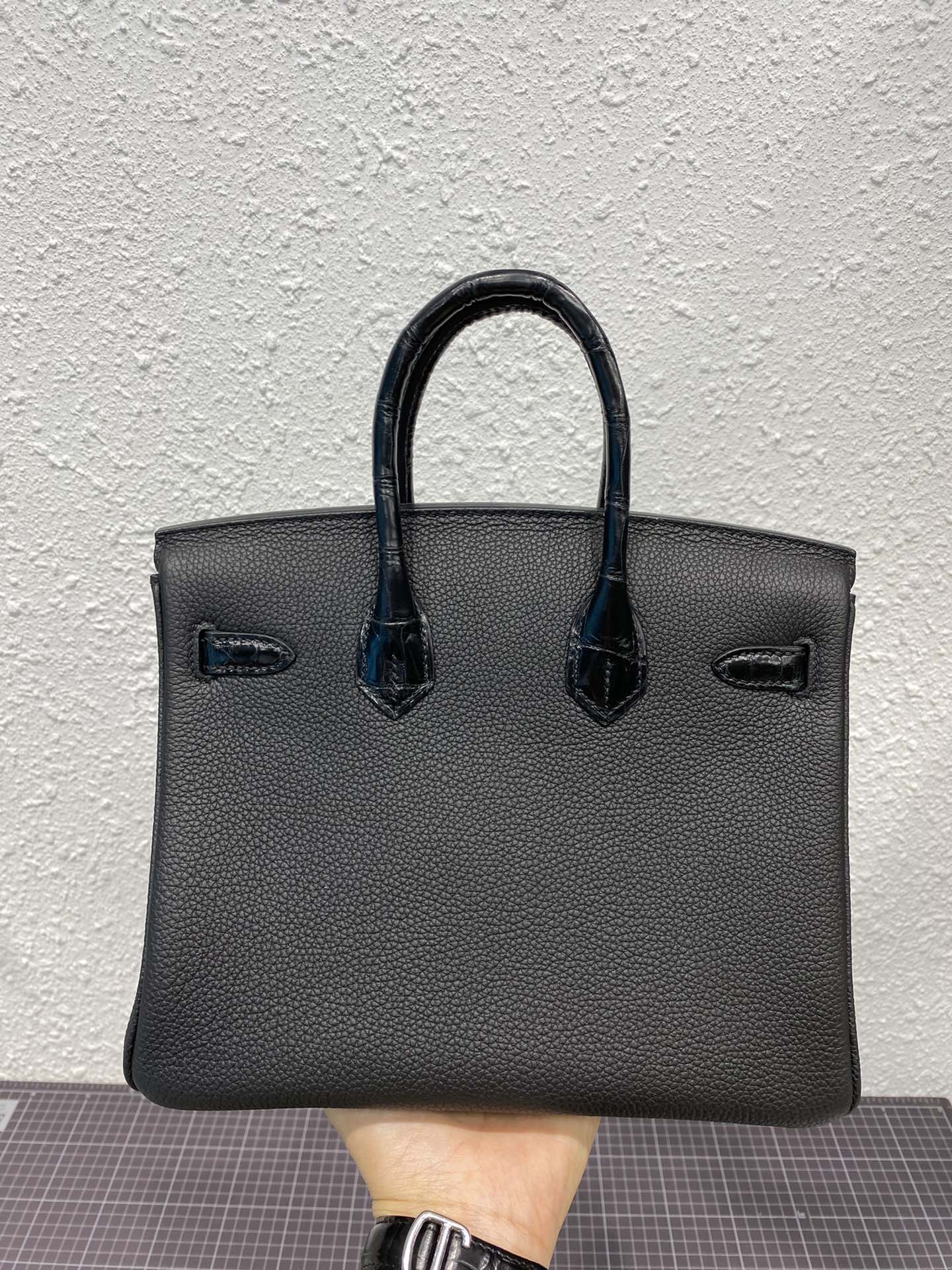 HM バーキン 30cm ブラック クロコダイル＆トゴレザー ゴールド金具