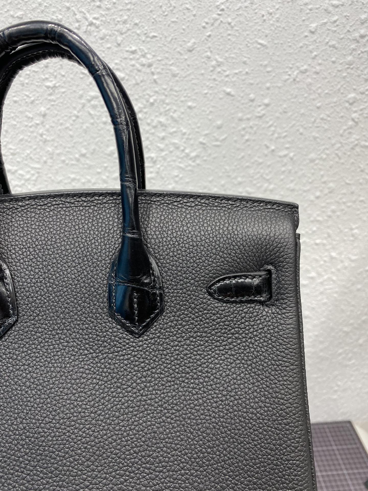 HM バーキン 30cm ブラック クロコダイル＆トゴレザー ゴールド金具