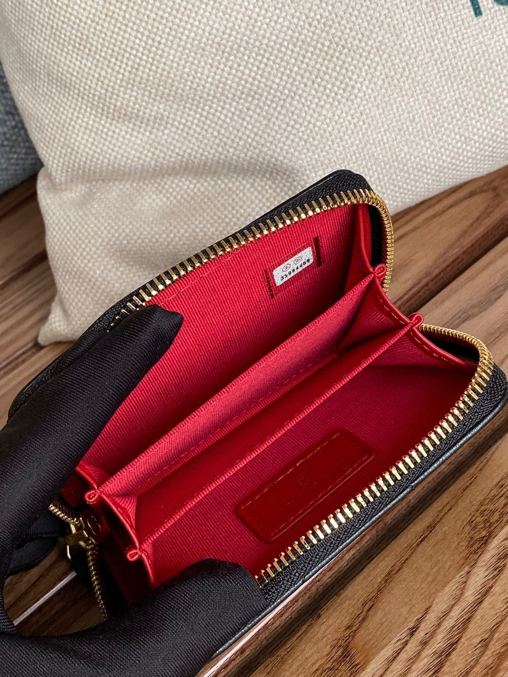 CC 19 ZIPPED COIN PURSE LAMBSKIN