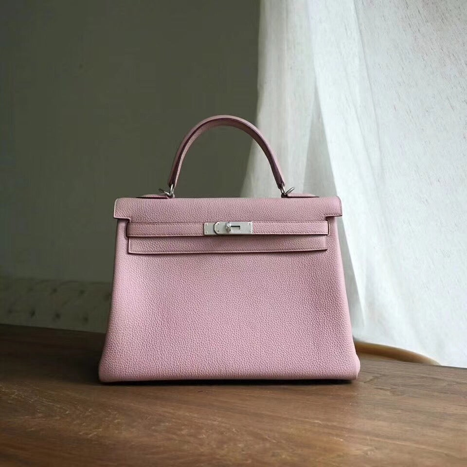 HM KELLY 28CM ROSE TOGO QUINCAILLERIE ARGENTÉE