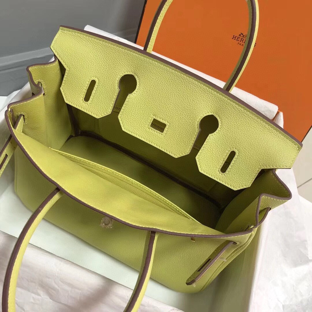 HM バーキン 25cm イエロー トゴレザー ゴールド金具