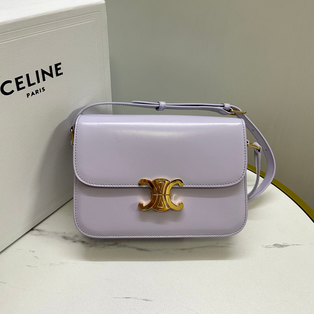 CLASSIQUE TRIOMPHE 22 LIGHT LILAC CALFSKIN