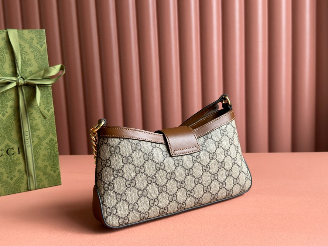 Petit sac bandoulière GG Supreme Cadenas 26 cm