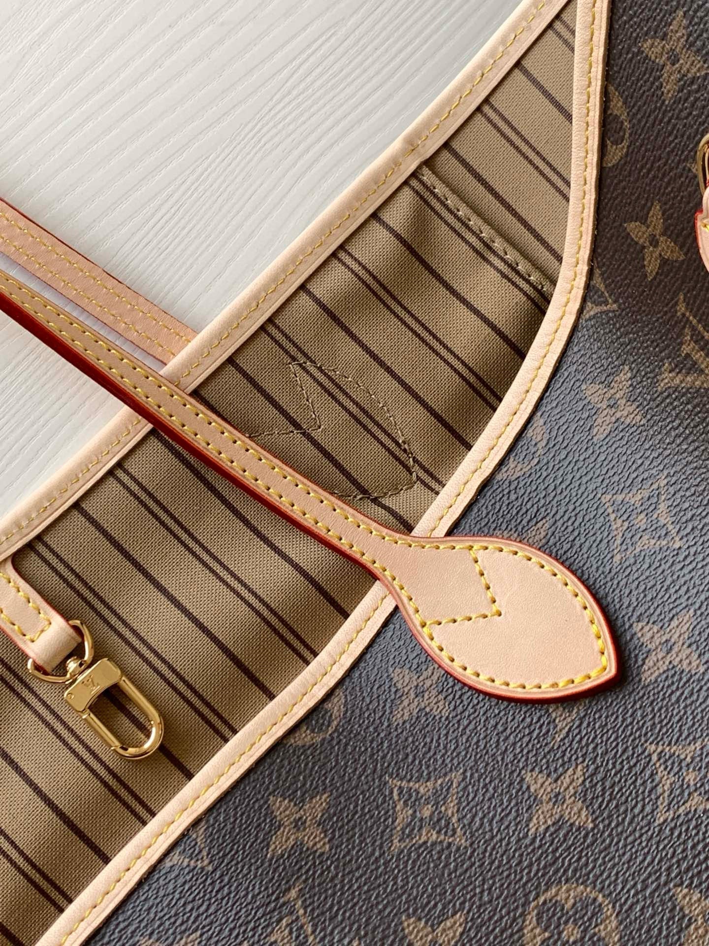 NEVERFULL GM 39 TOILE MONOGRAMME MARRON BEIGE 