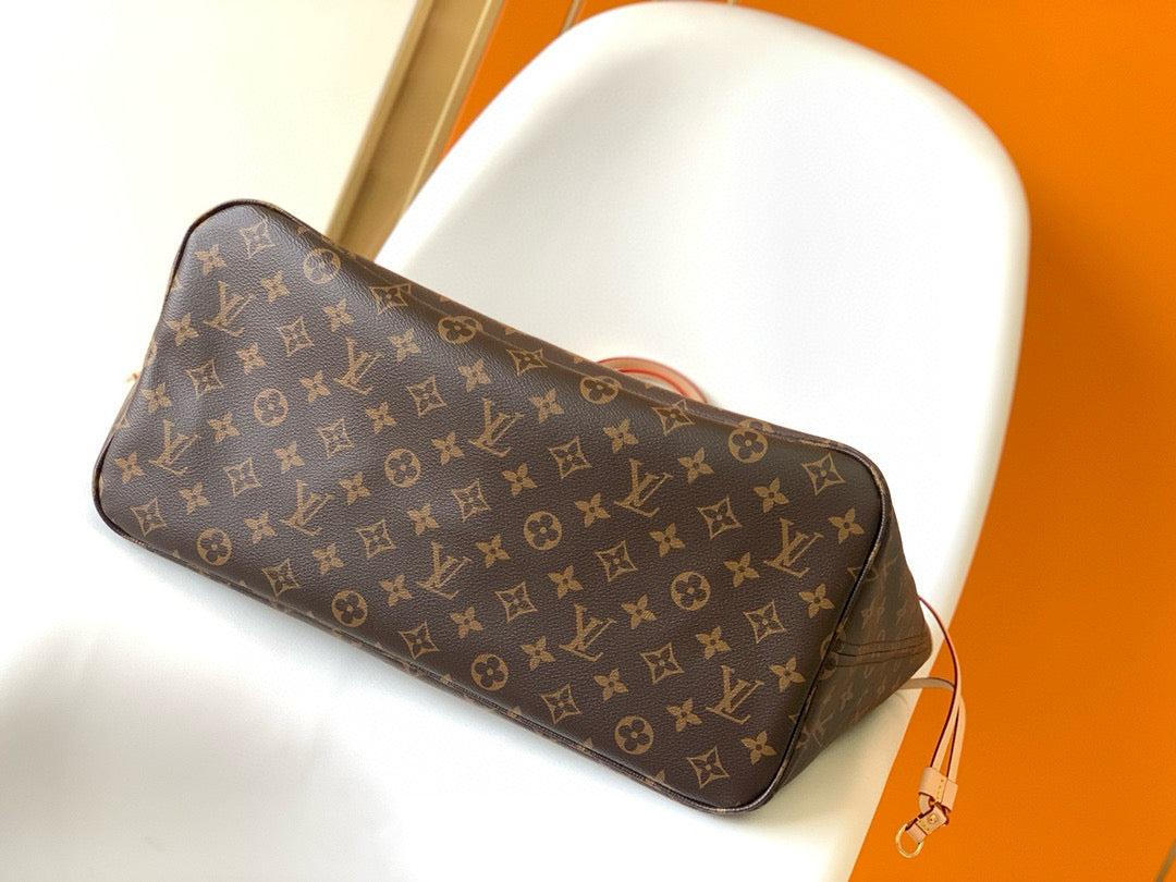 NEVERFULL GM 39 TOILE MONOGRAMME MARRON BEIGE 