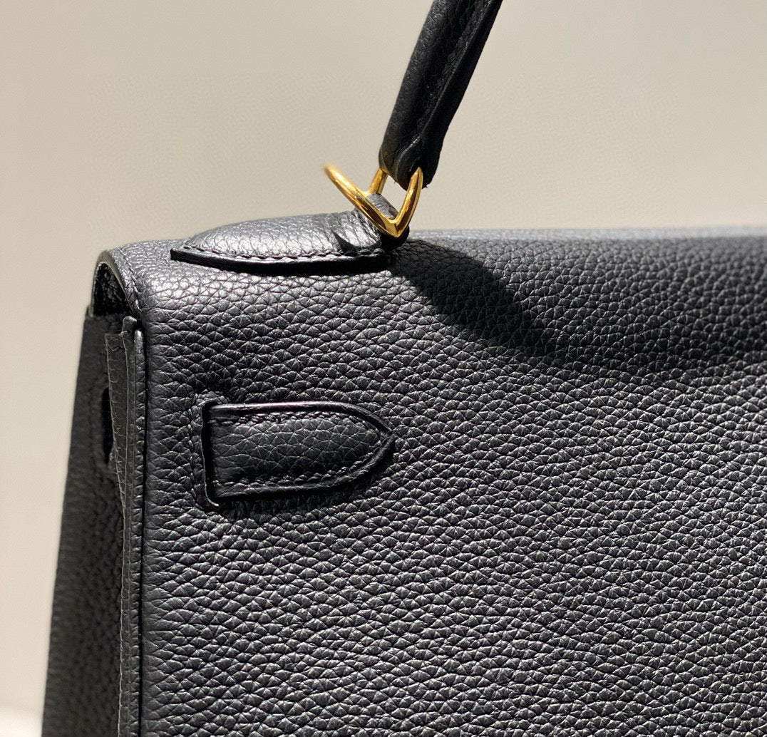 HM KELLY 25CM NOIR TOGO QUINCAILLERIE OR