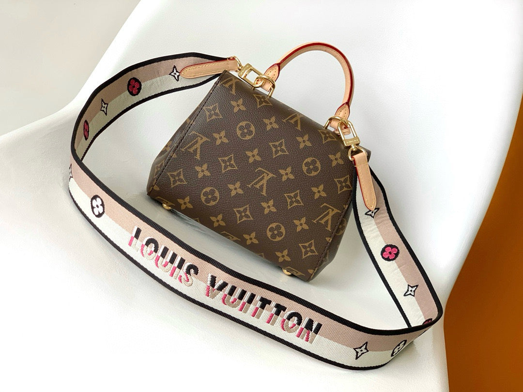 CLUNY MINI 20CM MONOGRAM COASTED CANVAS