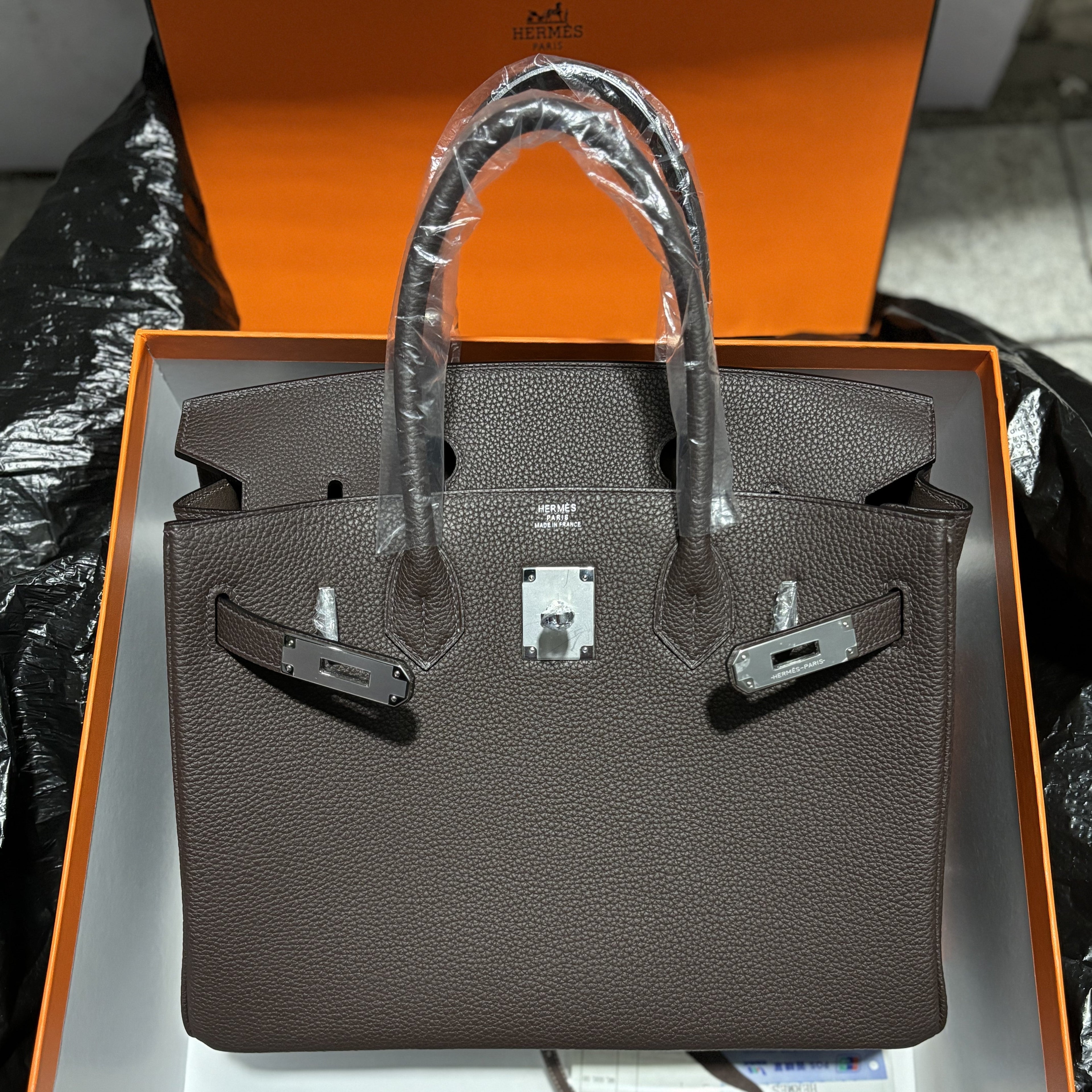 HM BIRKIN CHOCOLAT CUIR TOGO