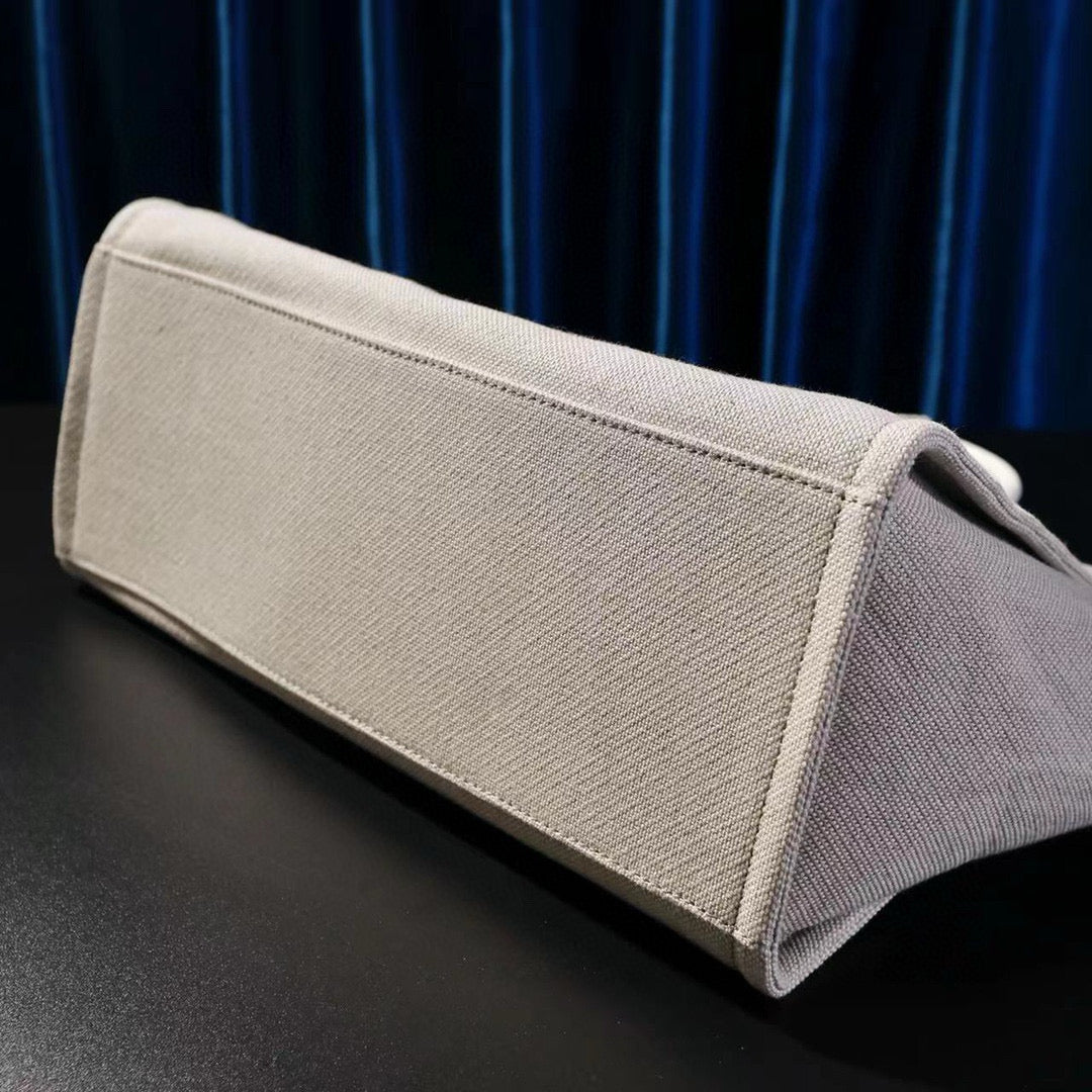 Sac cabas CC DEAUVILLE 39 en toile beige foncé