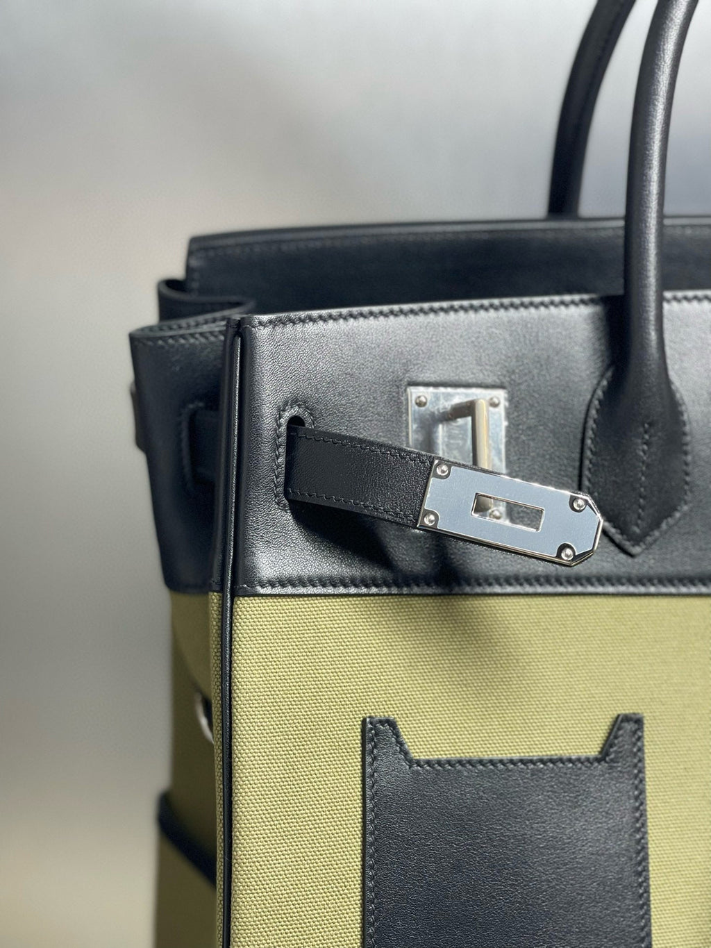 HM BIRKIN 40CM HAC CARGO SILVER HARDWARE