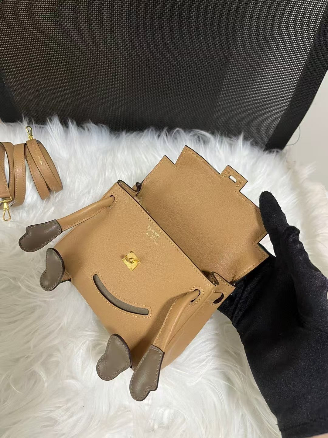 POUPÉE HM KELLY 16CM CUIR GULLIVER DORÉ
