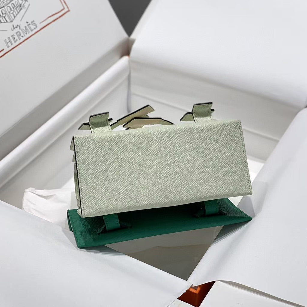 Poupée HM Kelly Picto 18 cm en cuir Gulliver menthe
