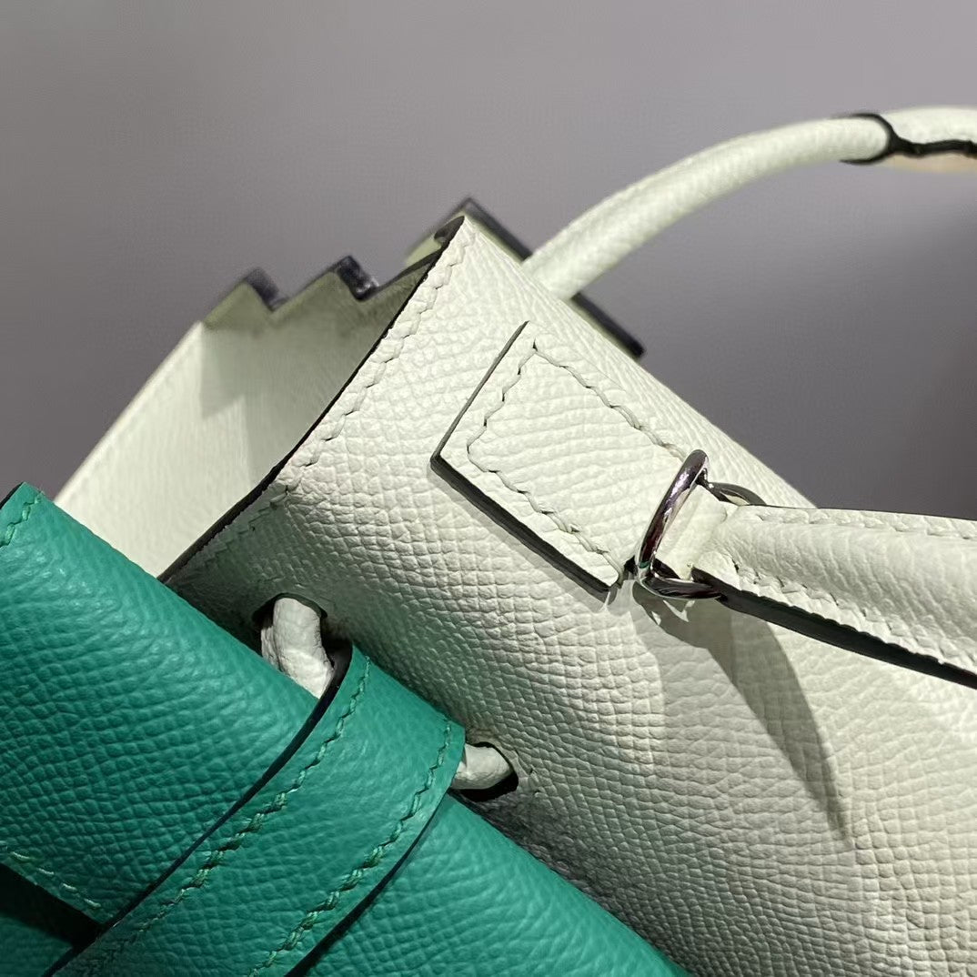 Poupée HM Kelly Picto 18 cm en cuir Gulliver menthe