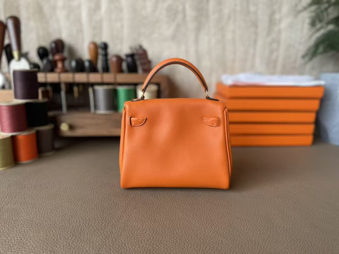 HM KELLY DOLL 16CM ORANGE GULLIVER LEATHER