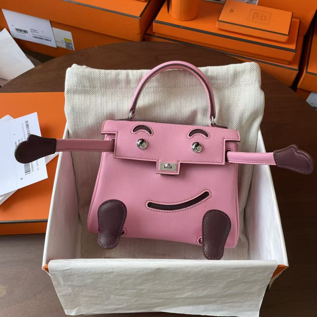 HM KELLY DOLL 16CM PINK GULLIVER LEATHER