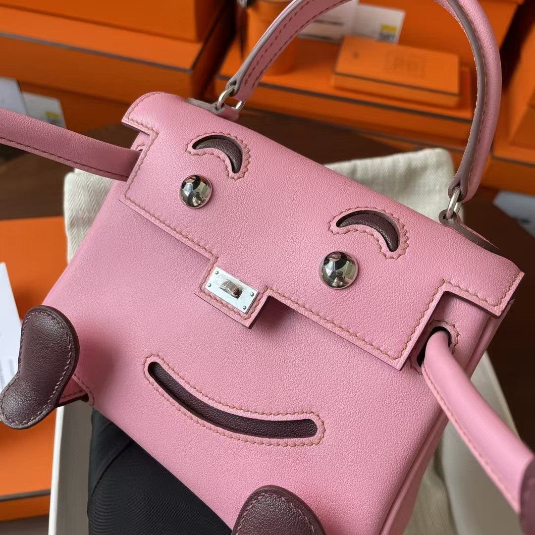 HM KELLY DOLL 16CM PINK GULLIVER LEATHER