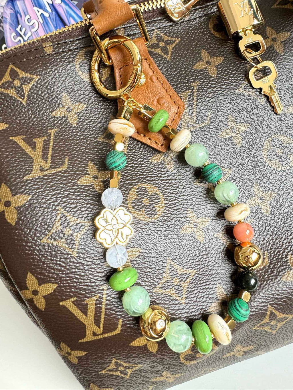 Toile Monogram LV Speedy Soft 30 Boho Marron Quincaillerie Dorée