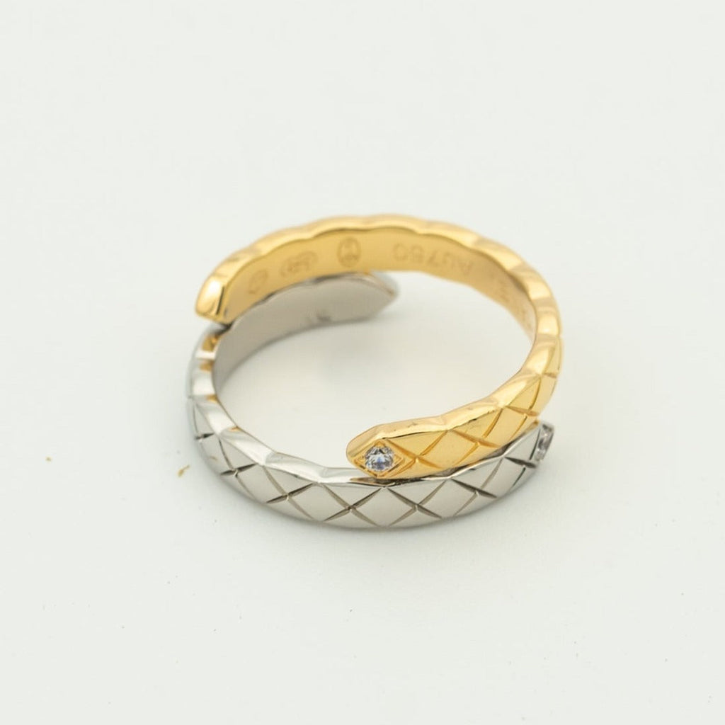 CRUSH TOI ET MOI RING SILVER ROSE GOLD