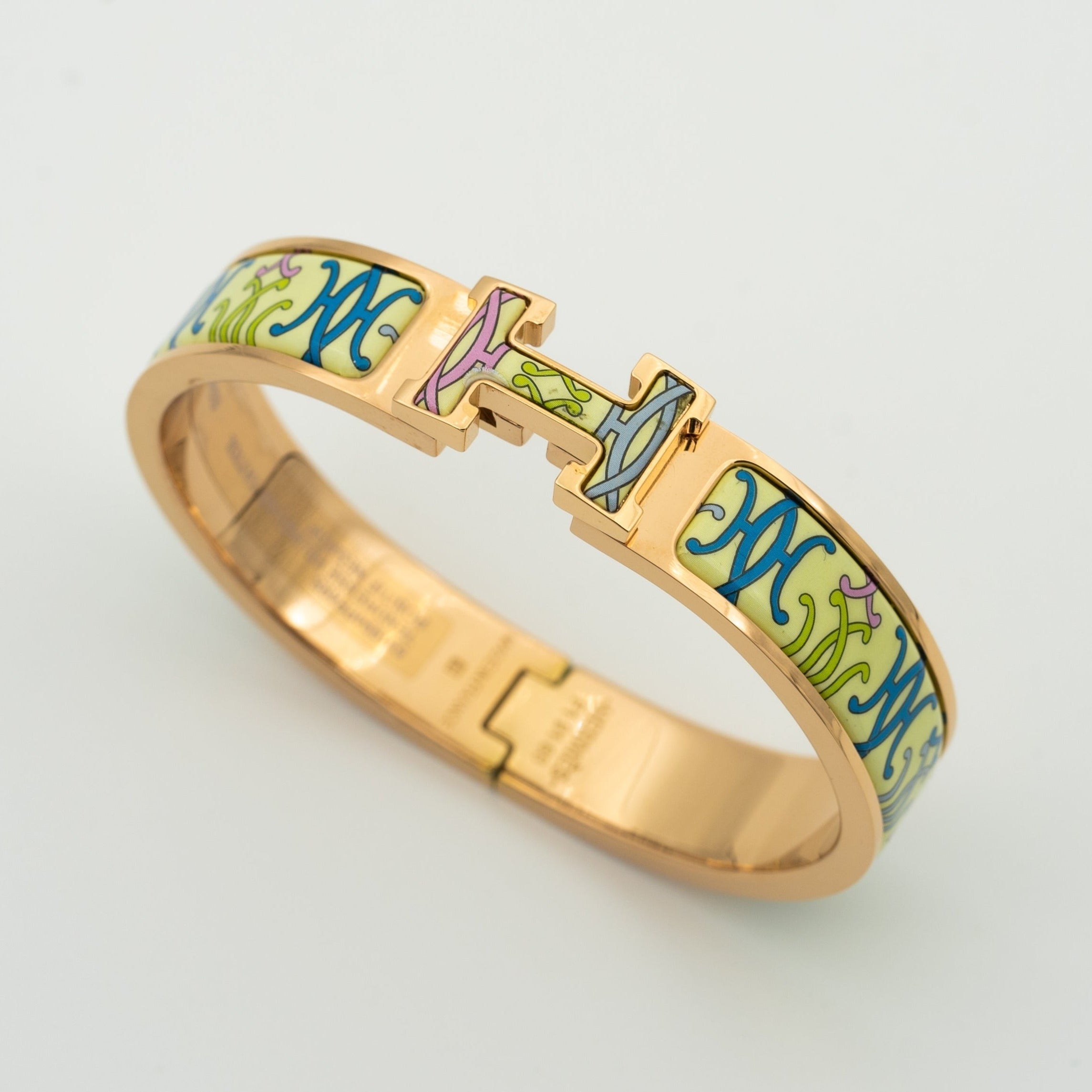 BRACELET H BEIGE MULTICOLORE