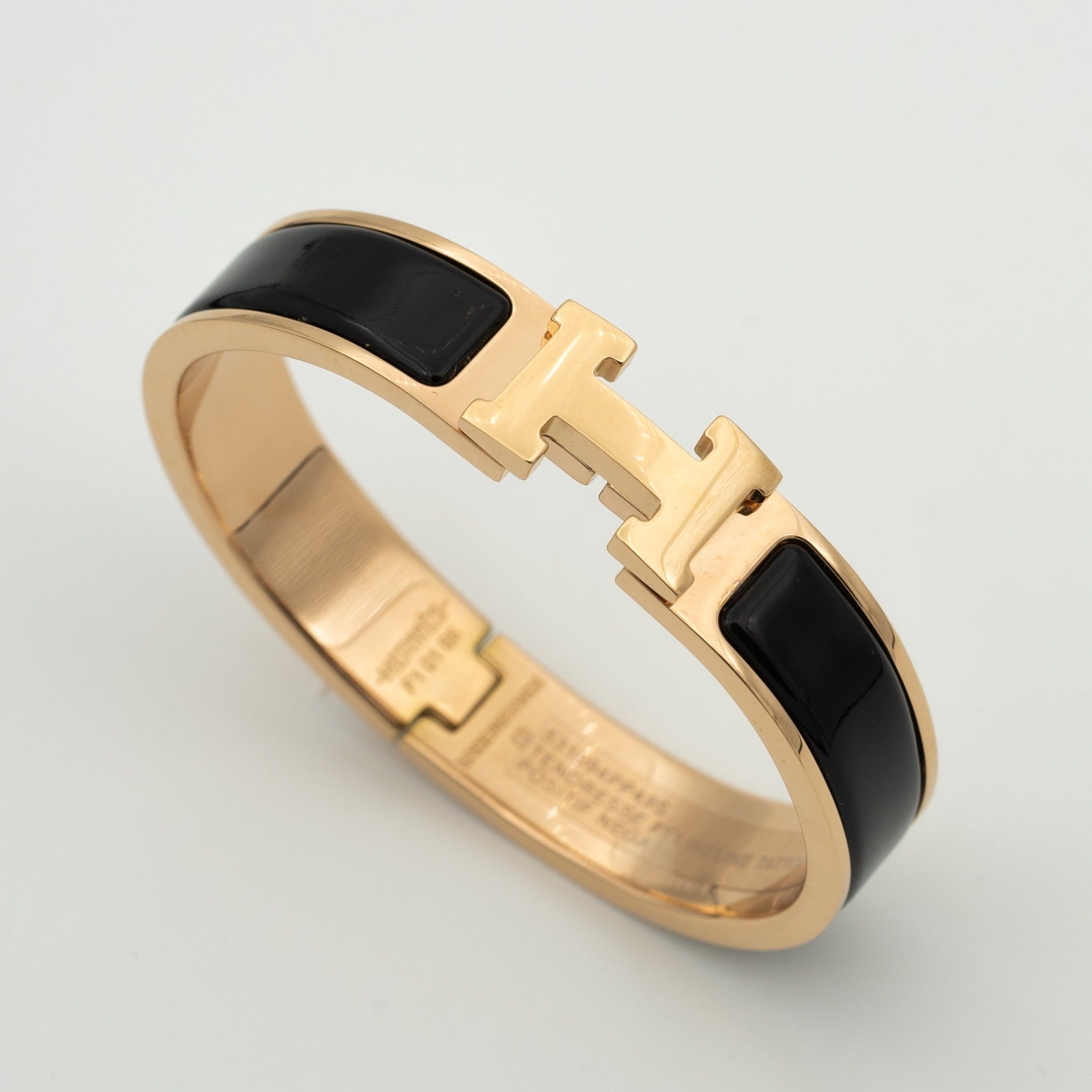 BRACELET H NOIR 