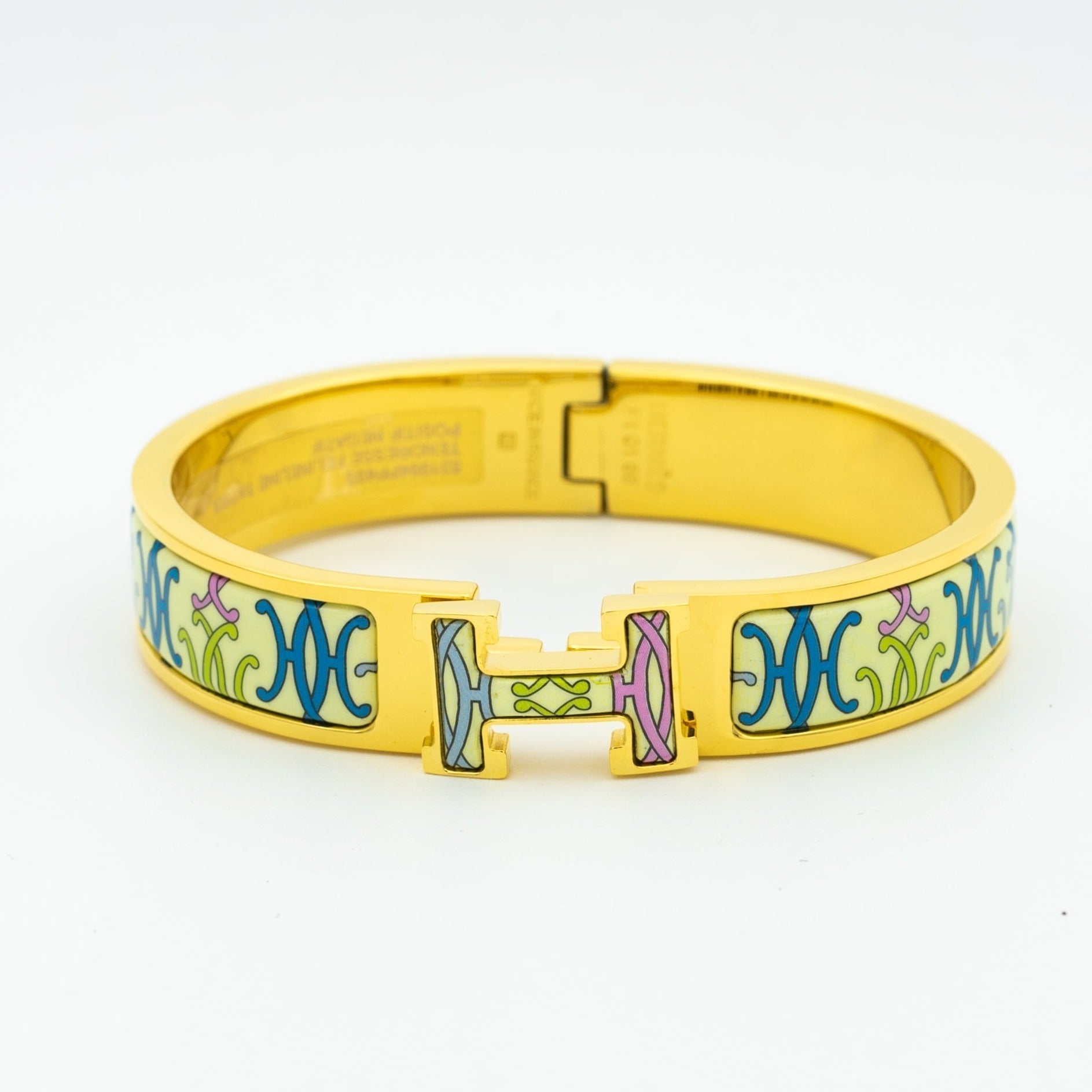 BRACELET H BEIGE MULTICOLORE