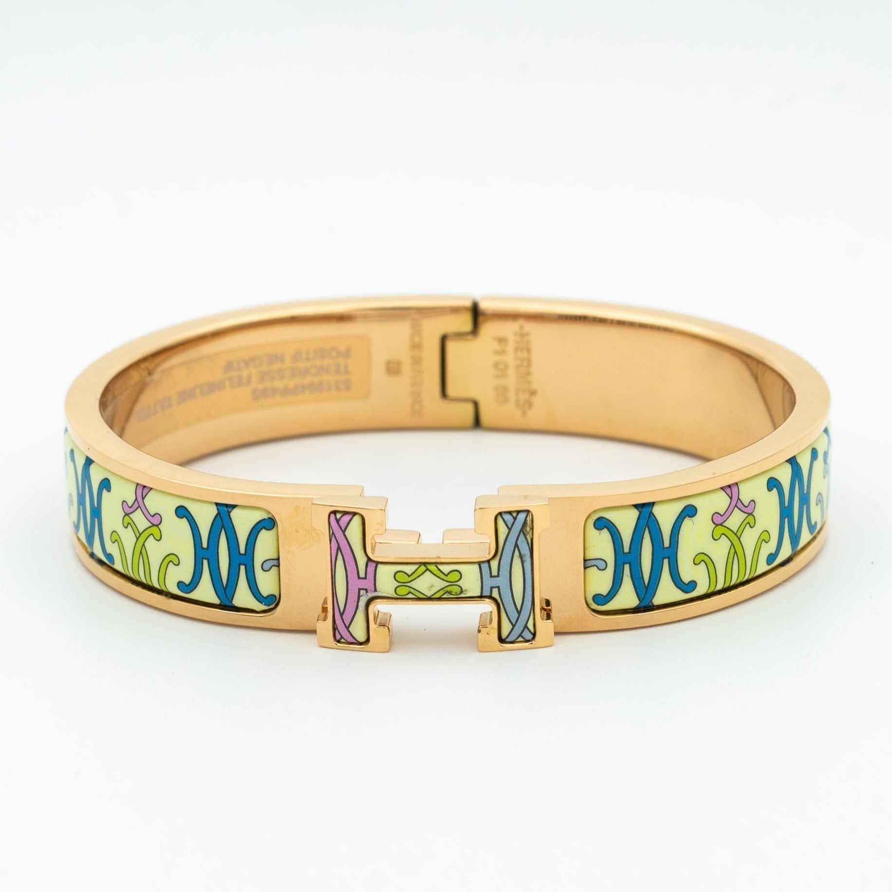 BRACELET H BEIGE MULTICOLORE