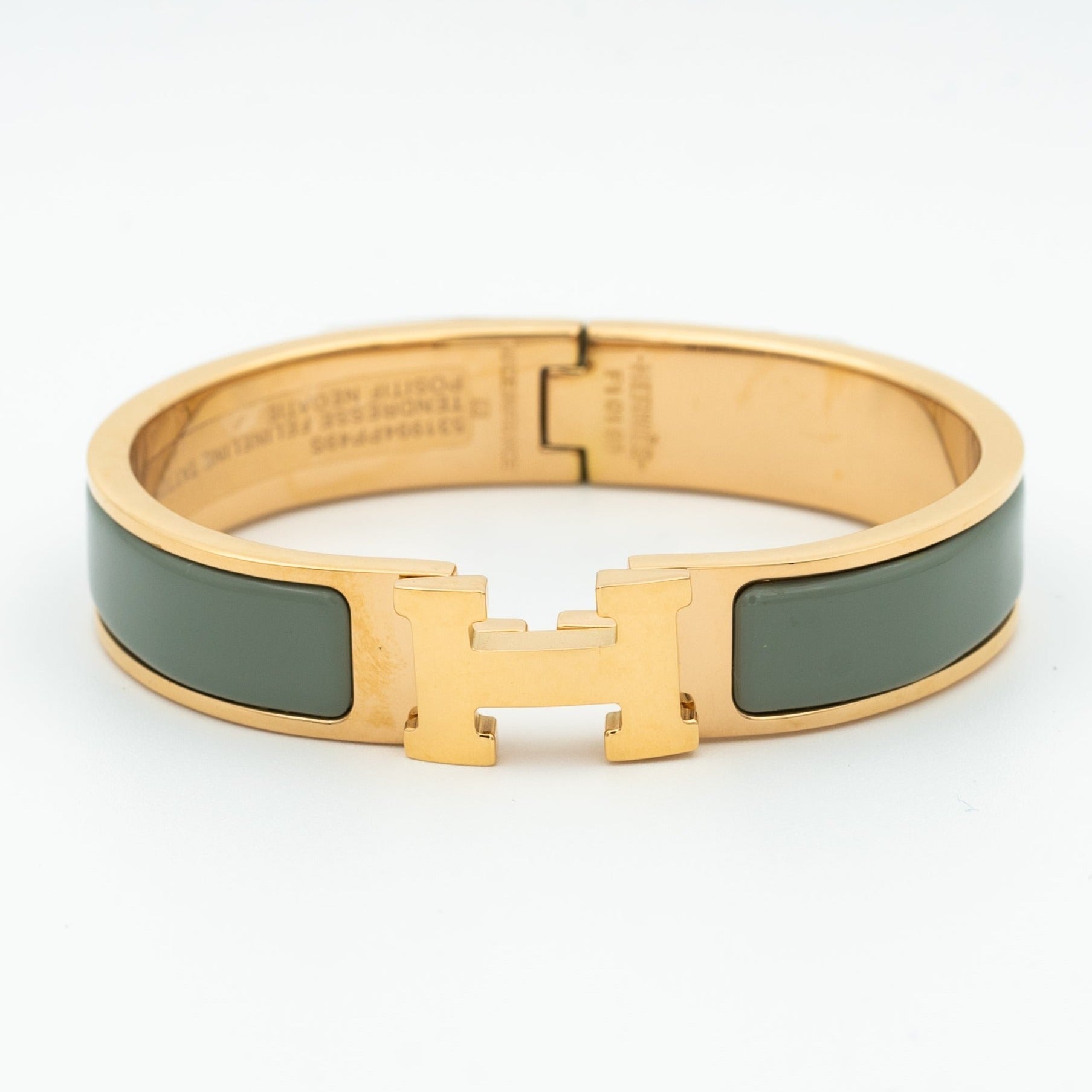 BRACELET H BLEU VERT 12MM