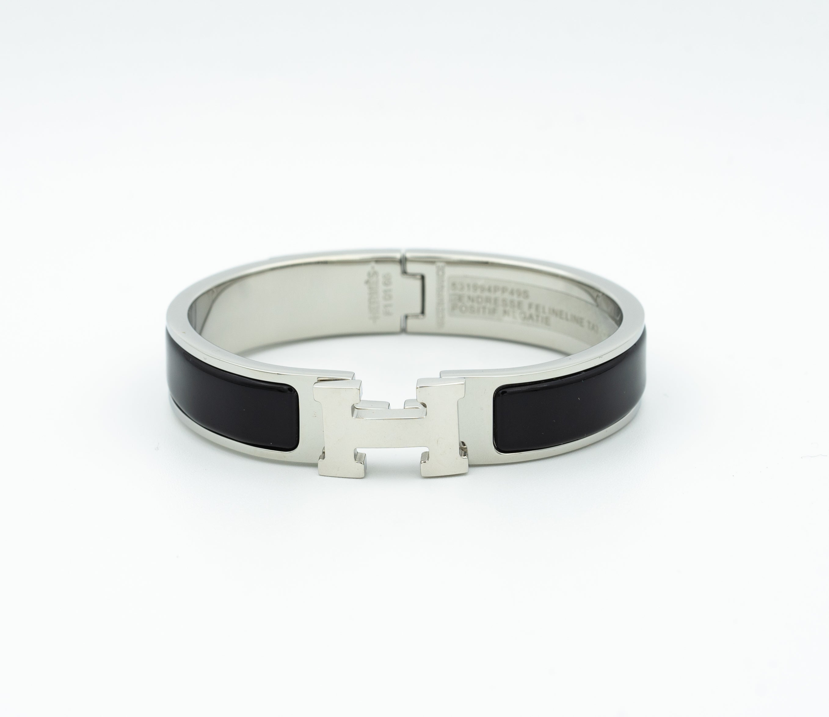 BRACELET H NOIR 