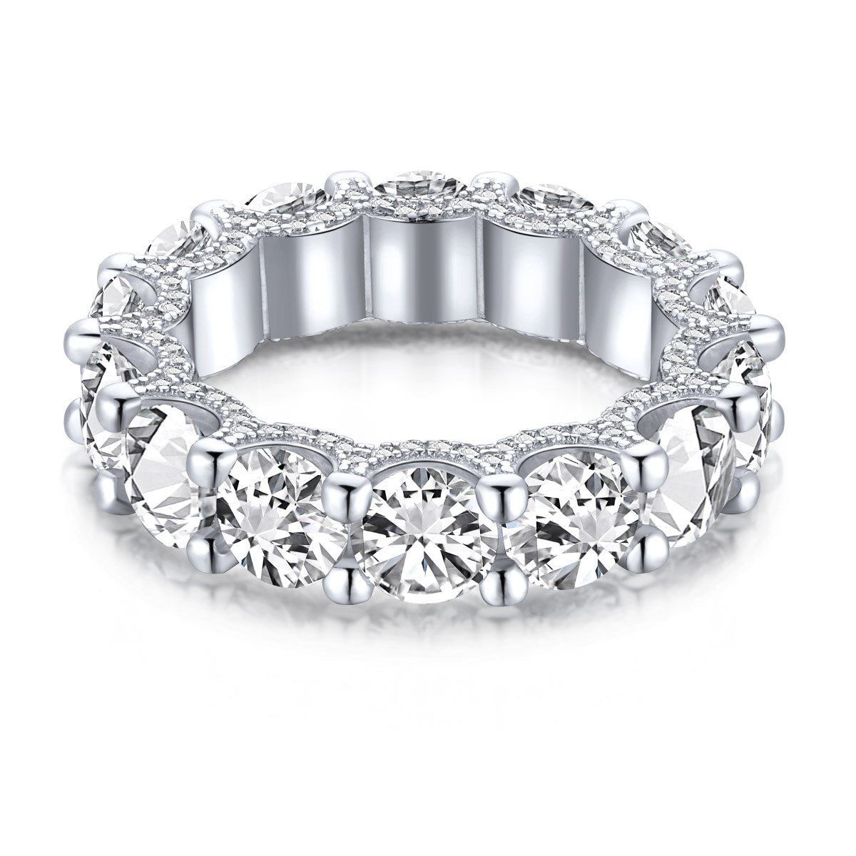 [HOT] Superbe bague de tennis ronde
