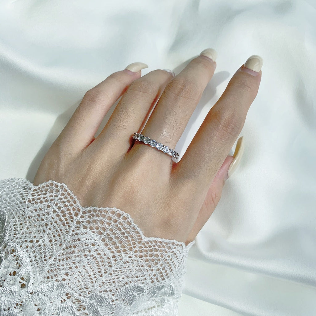 [HOT] Bague de tennis ronde scintillante