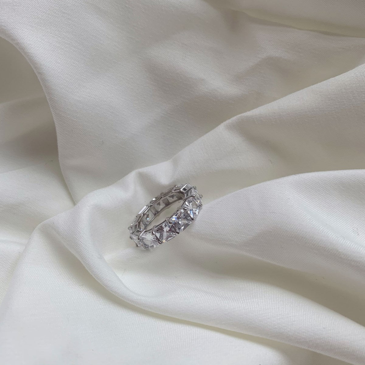 [HOT] Bague tennis élégante taille princesse