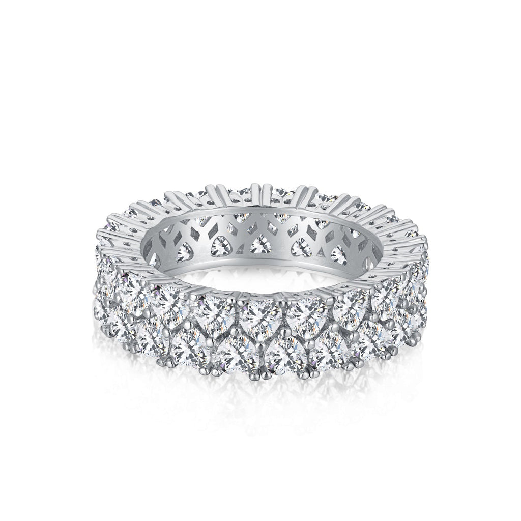 [HOT] Bague cœur scintillante