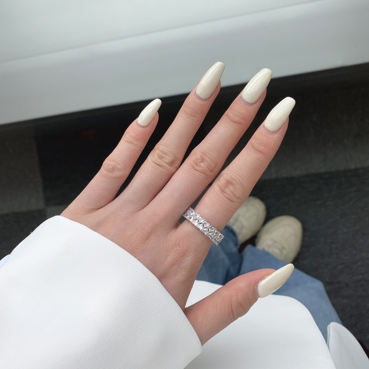 [HOT] Bague cœur scintillante