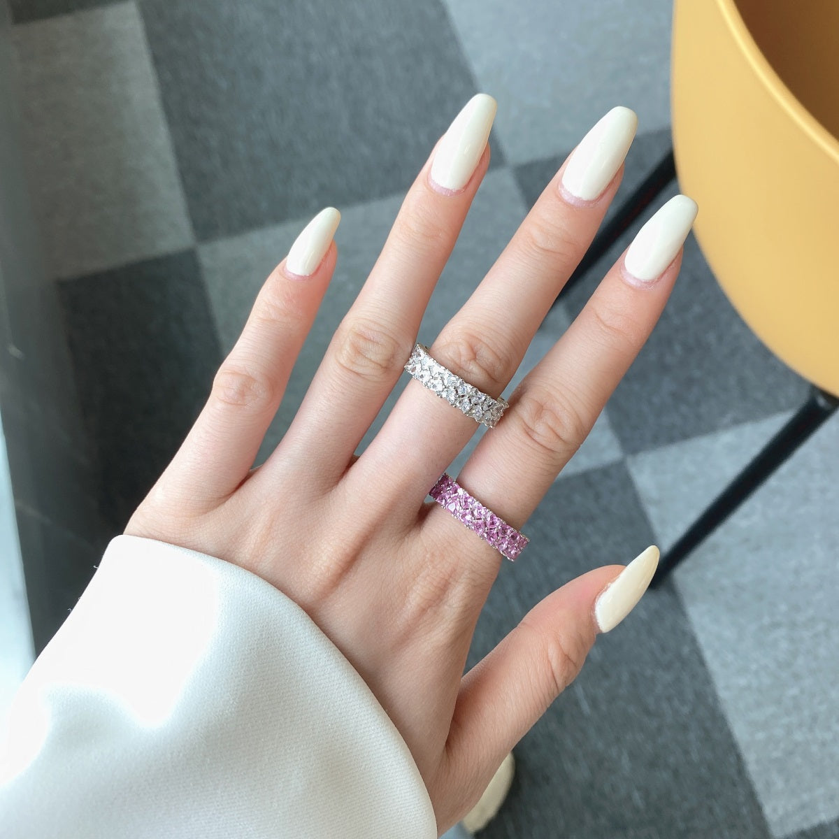 [HOT] Bague cœur scintillante